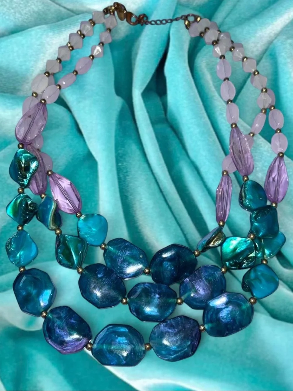 Elegant Multi-Color Beaded Necklace